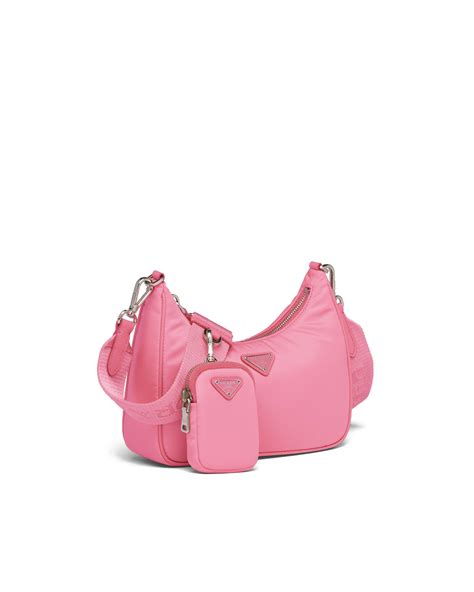 pink nylon prada bag|prada re nylon saffiano bag.